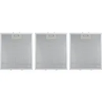 Trade-Shop Metallfettfilter 3x passend für Siemens LC47650 LC47950 LC47955 LC48650 LC48950 LC48955, Zubehör für Dunstabzugshauben wie Neff D79M35N0GB, D79T21N0, D79T35N0, D8002N0, D8002N0GB, D8012N0GB, D8602J0, D8602N0, D8602N0GB, D8602S0, D8602S0GB,