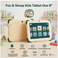 Fox & Sheep Kids Kinder Tablet Tablet (8", 64 GB, Android 13)