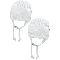 TupTam Erstlingsmütze TupTam Baby Erstlingsmütze mit Ohrenklappen 2er Pack