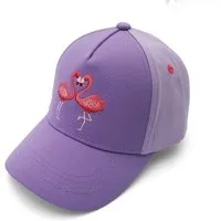 MAXIMO Baseball Cap KIDS GIRL-Cap, Flamingo Stickerei, Klettverschluß (1-St)
