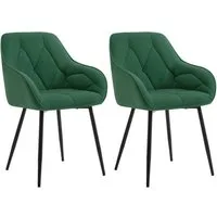 Woltu Polsterstuhl (Set, 2 St), Esszimmerstühle Ergonomisches Design Stuhl