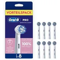 Oral-B Aufsteckbürsten Pro Sensitive Clean, Sanfte Zahnreinigung, innovative X-förmige Borsten