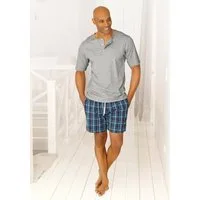 s.Oliver Pyjama (2 tlg., 1 Stück) Schlafanzug mit Knopfleiste