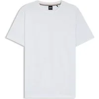 BOSS Kurzarmshirt T-Shirt mit Gummiertem Logo - Regular Fit