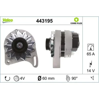 Valeo Generator  65A Autobianchi Fiat Lancia