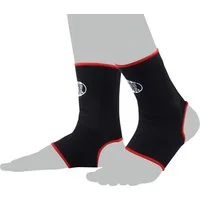 BAY-Sports Fußbandage Knöchelbandage Fußgelenkbandage Sprunggelenk Paar Knöchel schwarz, Anatomische Passform