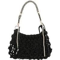 BRISE TASCHE Schultertasche Brise Damen Schultertasche aus Textil – Seiltasche im Flechtdesign, Geflochten Leicht Sommerlich