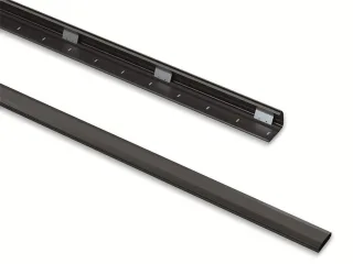 PUREMOUNTS Kabelkanal PM-CCA-100B, 1 m, Aluminium, schwarz
