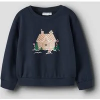 Name It Sweatshirt NMFVISMAS LS NREG SWEAT BRU