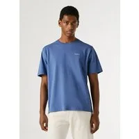 Pepe Jeans T-Shirt CONTRAST CONNOR mit Rundhals und gesticktem Logo