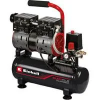 Kompressor TE-AC 110/6 Silent Plus schwarz/rot, 550 Watt