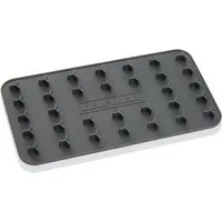 Leifheit Bügeleisenunterlage Mobile Bügeleisenablage, 1-tlg., mobil, bis 250°C hitzebeständig, 25,5 x 14 cm groß, Anti-Rutsch-Noppen