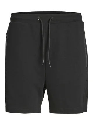 JACK&JONES - JPSTGORDON JJFUSION SWEAT SHORTS N JNR black - Gr. - 152