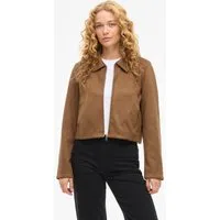 Vila Lederimitatjacke VIMOODY L/S FAKE SUEDE JACKET - NOOS