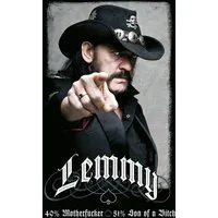 PYRAMID Poster Motörhead Lemmy Kilmister Poster 61 x 91,5 cm