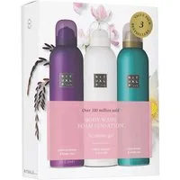 Rituals Pflege-Geschenkset Rituals Shower Foam Value Pack – Duschschaum Trio 3x200ml, 3-tlg., 3er Shower Foam Set (Sakura, Yozakura, Karma) – 600 ml Gesamt