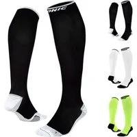 ONIC GEAR Kompressionsstrümpfe Laufsocken - Damen & Herren - Schwarz, Weiß und Neon Gelb