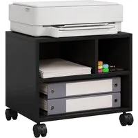 Woltu Aktenschrank (1-St) Druckertisch mit Rädern, ürocontainer rollbar
