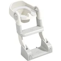 JEOBEST Toilettentrainer 3 in 1 Klappbarer Toilettenleiter für Kinder, Tragbares töpfchen, WC Sitz Rutschfest und Wasserdicht mit Spritzschutz, Gepolstertem Sitz