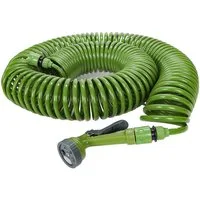 Kinzo Gartenschlauch Spiral-Gartenschlauch, Multifunktionsdüse mit 5 Funktionen, Gartenschlauch 30m