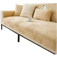 Diwzbyn Sofaschoner Sofa Überzug, Couch Überzug L Form 1/2/3/4 Sitzer, Sofa Cover, Sofabezug Ecksofa rutschfeste Sofaschoner, Sofadecken
