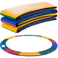 Arebos Trampolin-Randabdeckung Federschutz Ø 366 cm, Randschutz, PVC und PE, Reißfest, UV-resistente und wasserbeständige