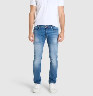 MAC - MAC JEANS - Arne Pipe, Workout DenimFlexx blau - Gr. - 34