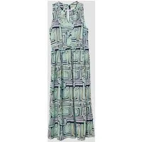 s.Oliver Minikleid Kleid Midikleid aus Viskose mit Rüschenkragen