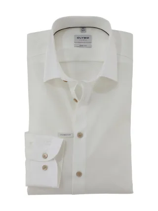 OLYMP - Body Fit : Businesshemd beige - Gr. - 41
