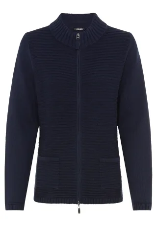 Olsen - Cardigan Long Sleeves power navy - Gr. - 36