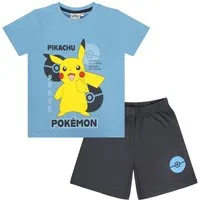 POKEMON JUEGO DE CARTAS Schlafanzug Pokemon Pyjama, kurzer Schlafanzug, Jungen oder Mädchen