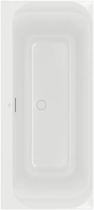 Villeroy & Boch Loop & Friends rechteckige Badewanne, 1800 x 800 mm, Weiß Alpin UBA180LSF2V-01