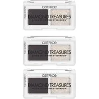 Catrice Lidschatten-Palette DIAMOND TREASURES CREAM TO POWDER EYESHADOW, 3-tlg., mit mattem und schimmerndem Finish