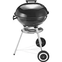 LANDMANN Holzkohlegrill BBQ Kugelgrill Holzkohle Rundgrill Grill Standgrill, Ø 37 cm mit Deckel