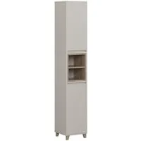 Vicco Hochschrank Elnor, Greige/Eiche, 30 x 170 cm mit 2 Türen (1-St)