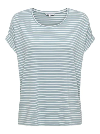 ONLY - ONLMOSTER STRIPE S/S O-NECK TOP JRS NOOS - Gr. - S