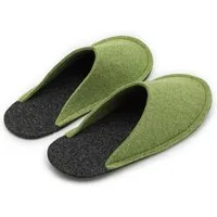 Pantoffelmann Gästepantoffel Filzsohle Filzpantoffel faltbar Pantoffel Hausschuhe Pantoffel (1 Paar) Filzpantoffeln, Gästepantoffel besonders leicht