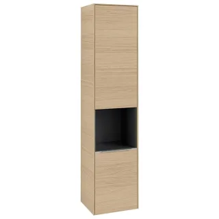 Villeroy und Boch Subway 3.0 Hochschrank C58900VJ 40x171x36,2cm, Schanier rechts/Griff Aluminium glänzend, nordic oak