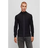 BOSS ORANGE Strickjacke Avac mit Logostickerei auf der Brust