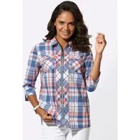 Witt Klassische Bluse Karo-Bluse 3/4-Arm