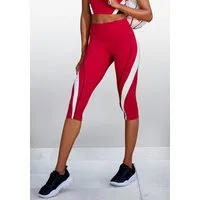 LASCANA ACTIVE Caprihose mit seitlichem Kontrasteinsatz