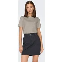 JDY Kurzarmshirt JDYSELMA S/S CROCHET POCKET TOP JRS NOOS