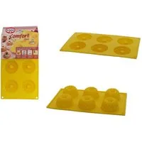 Dr. Oetker Küchenhelfer Silikonform Dr. Oetker Silikon 6er Mini Gugelhupfform Formidabel Gelb Muffin Back
