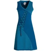 Vishes Sommerkleid Asymmetrisches Damen Sommer Kleid Baumwoll-Keid Shirt-Kleider Hippie, Goa, Elfen Style