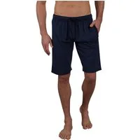 CECEBA Schlafhose CECEBA Herren Bermuda blau bedruckt (1-tlg)