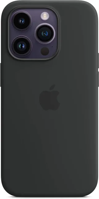 Apple Silikon Case mit MagSafe [für iPhone 14 Pro] mitternacht