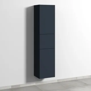 Sanipa 3way Hochschrank mit 2 Türen und 1 Auszug, Marine-Matt SP1051R