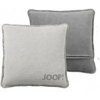 JOOP! Dekokissen JOOP! Uni-Doubleface Kissenhülle 651280 rauch-graphit 50x50 cm