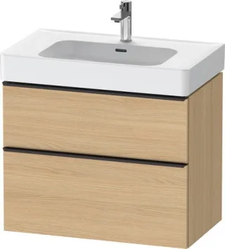 Duravit D-Neo Waschtischunterbau wandhängend Natur Eiche Matt 784x452x625 mm - DE43770BD300000 DE43770BD300000