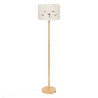 Atmosphera for kids Stehleuchte, Braun, Holz, 36x152x36 cm, Lampen & Leuchten, Innenbeleuchtung, Stehlampen, Stehlampen